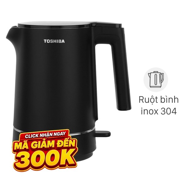 Bình đun siêu tốc Toshiba 1.5 lít KT-15DS1NV