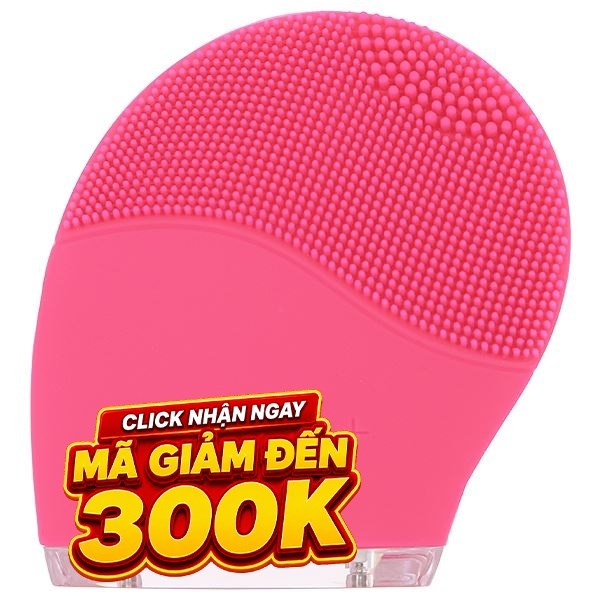 Máy rửa mặt và massage Halio Hot Pink