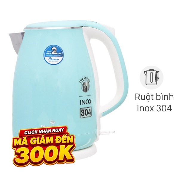 Bình đun siêu tốc BlueStone 1.7 lít KTB-3458