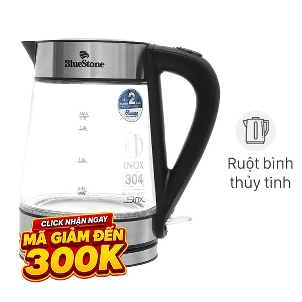 Bình đun siêu tốc BlueStone 1.7 lít KTB-3426
