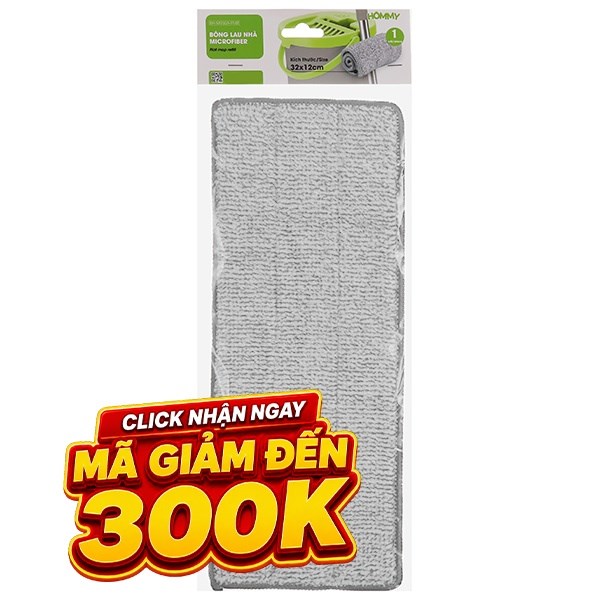 Bông lau nhà 32 x 12 cm Hommy BH-M950A-FMR