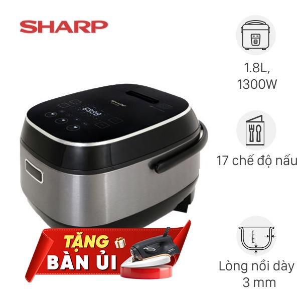 Nồi cơm điện cao tần Sharp 1.8 lít KS-IH191V-BK