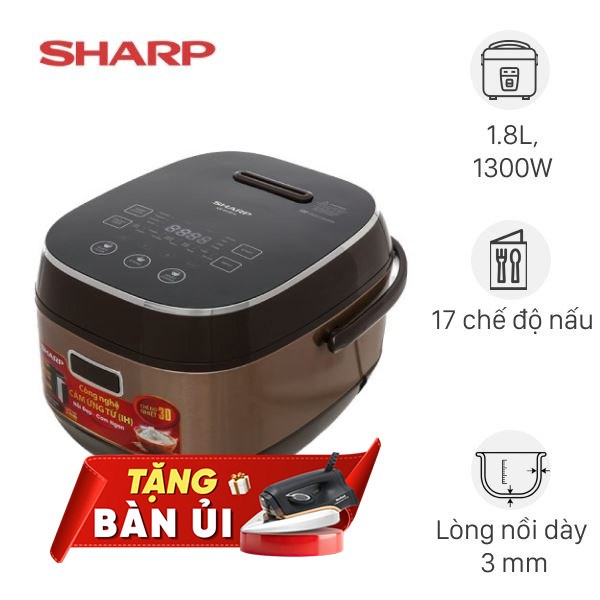 Nồi cơm điện cao tần Sharp 1.8 lít KS-IH191V-GL