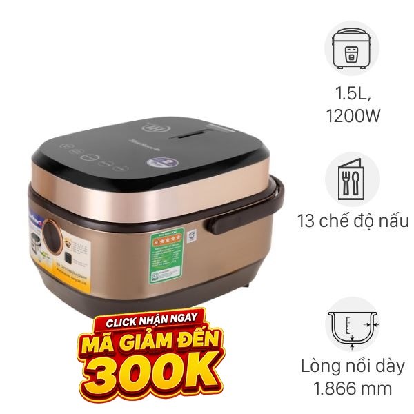 Nồi cơm điện cao tần BlueStone 1.5 lít RCB-5988