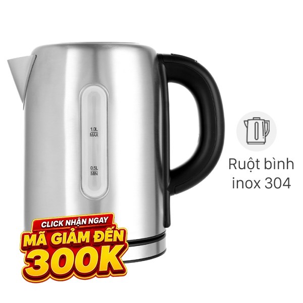 Bình đun siêu tốc Hafele 1 lít T-9017 (535.43.730)