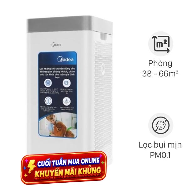 Máy lọc không khí Midea MAP-550GJA32 38W
