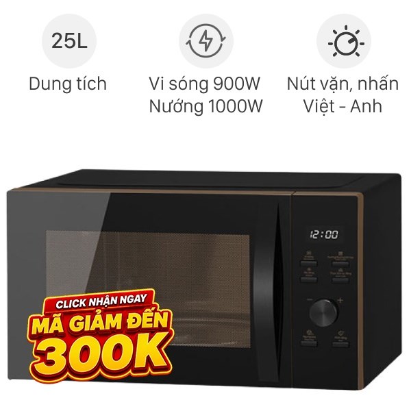 Lò vi sóng có nướng Electrolux EMG25D59EB 25 lít