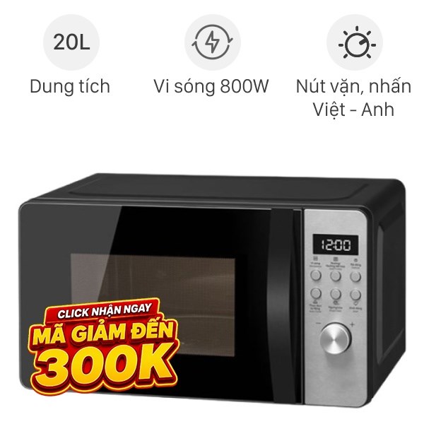 Lò vi sóng Electrolux EMM20D38GB 20 lít