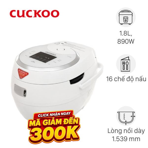 Nồi cơm điện tử Cuckoo 1.8 lít CR-1020F