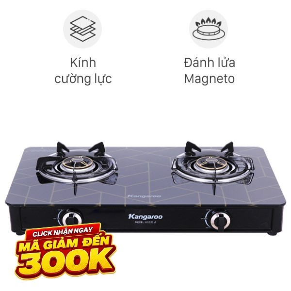 Bếp ga đôi Kangaroo KG526M