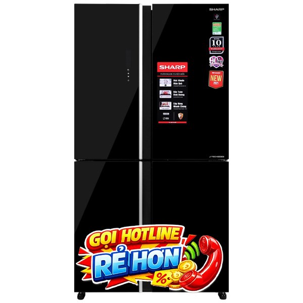 Sharp Inverter 525 lít SJ-FXP600VG-BK