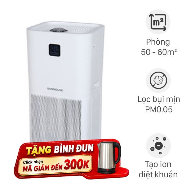 Máy lọc không khí Sunhouse SHD-60AP9760 48W