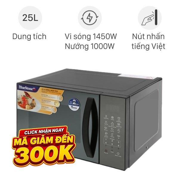 Lò vi sóng có nướng BlueStone MOB-7833