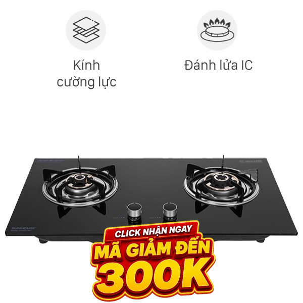 Bếp ga âm Sunhouse SHB507-MT