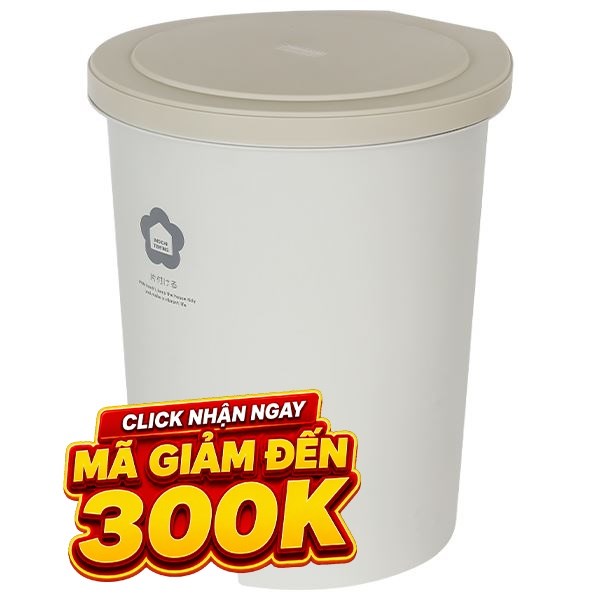 Thùng rác nhựa 12 lít Hiro Inochi HIN.RATR.0012