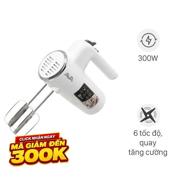 Máy đánh trứng cầm tay AVA HM9103-GS