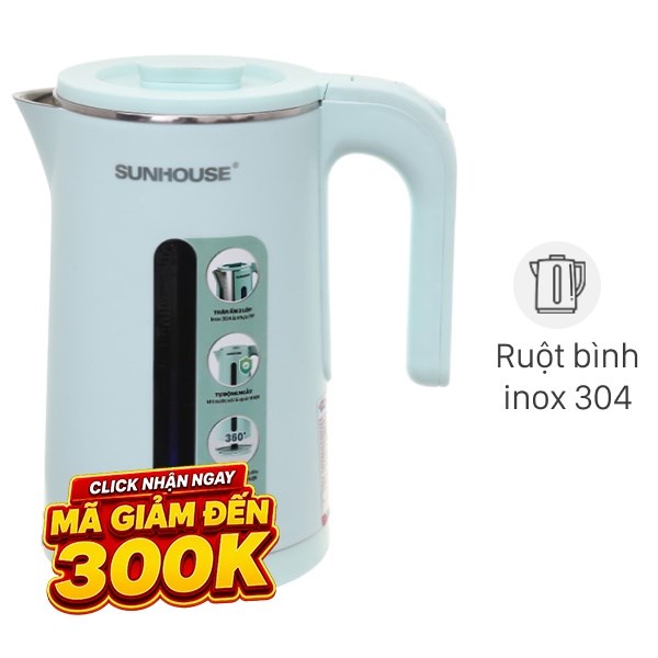 Bình đun siêu tốc Sunhouse 1.8 lít SHD1351