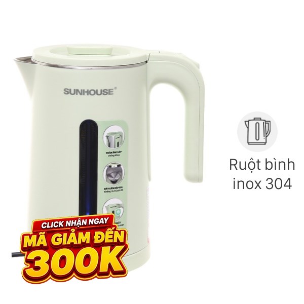Bình đun siêu tốc Sunhouse 1.8 lít SHD1353
