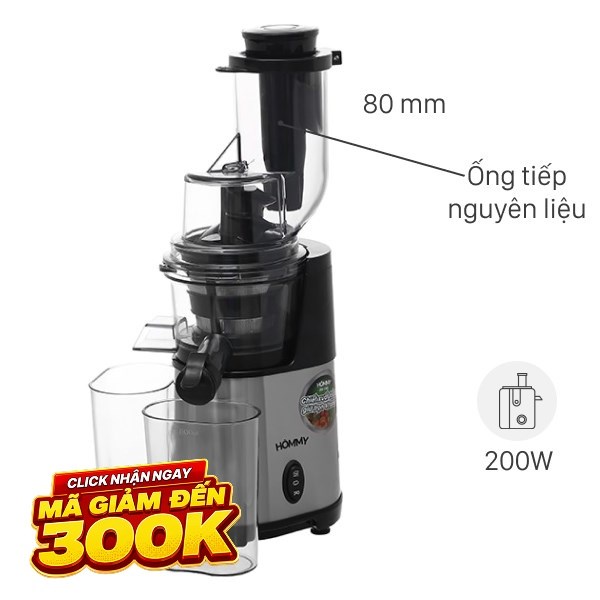 Máy ép chậm Hommy GS-135L