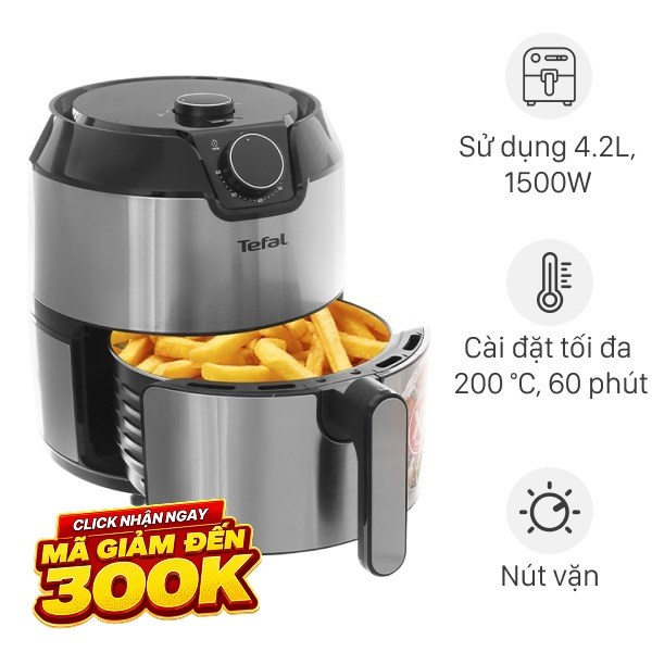 Nồi chiên không dầu Tefal 4.2 lít EY201D15