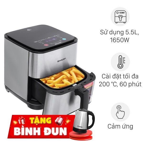 Nồi chiên không dầu Sharp 7 lít KF-AF70EV-ST
