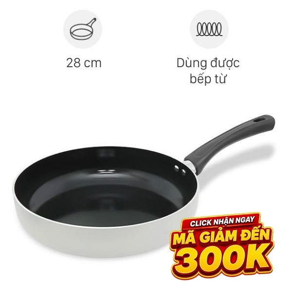 Chảo nhôm chống dính đáy từ Elmich Smartcook SM5708MN