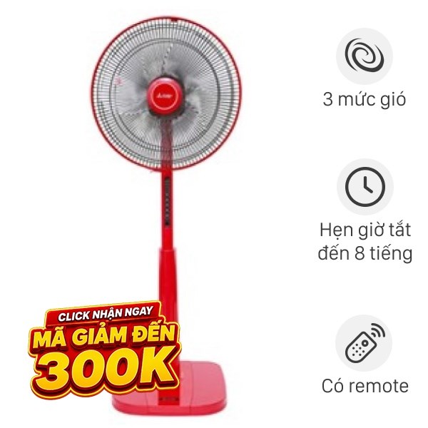 Quạt đứng Mitsubishi Electric  3 cánh LV16S-RA CY-RD 47W