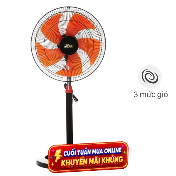 Quạt đứng Lifan  5 cánh Đ-616 45W