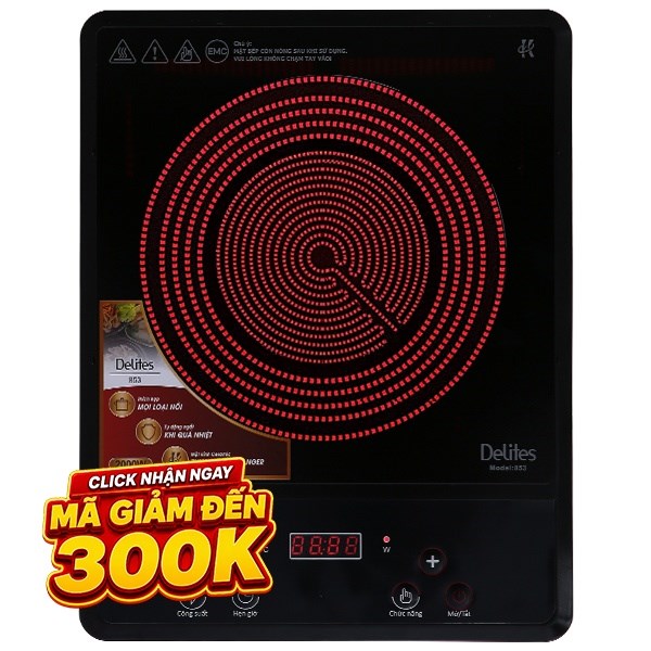 Bếp hồng ngoại đơn Delites 853 2000W