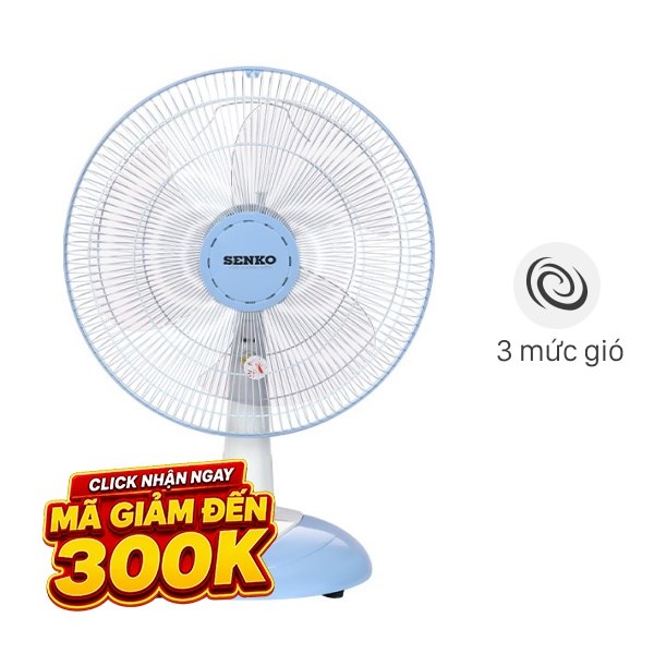 Quạt bàn Senko  3 cánh B1612 47W
