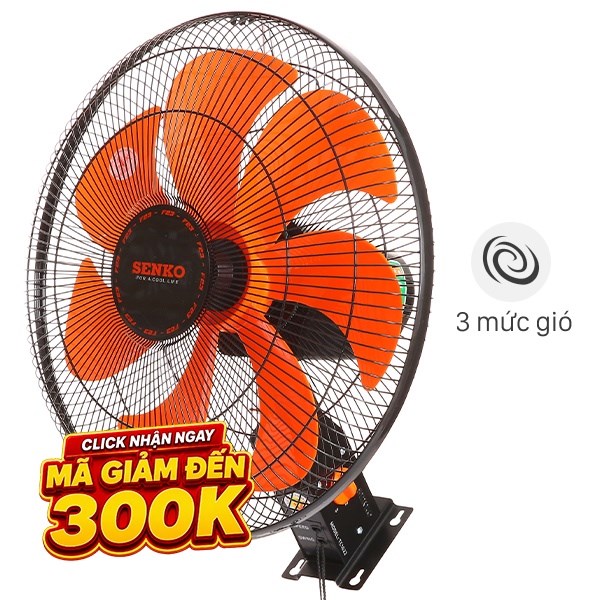 Quạt treo tường Senko  7 cánh TC1622 65W