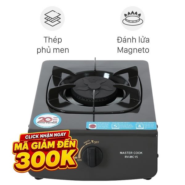 Bếp ga đơn Rinnai RV-MC15G