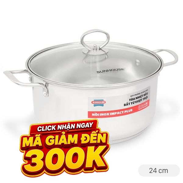 Nồi inox 5 đáy Sunhouse SHG788-24