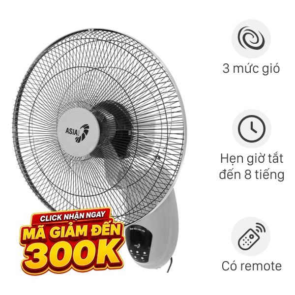 Quạt treo tường Asia  3 cánh VY377790 55W