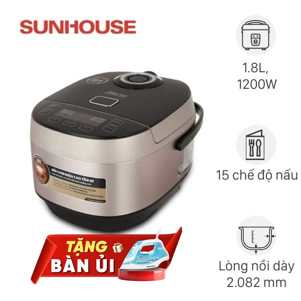 Nồi cơm điện cao tần Sunhouse 1.8 lít SHD8959