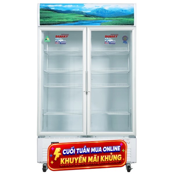 Tủ mát 2 cánh Sanaky 1100 lít VH-1209HP