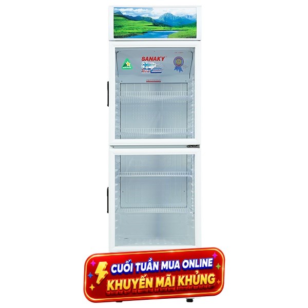 Tủ mát Sanaky Inverter 340 lít VH-408W3L