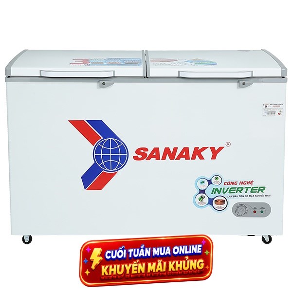 Tủ đông Sanaky Inverter 410 lít VH-5699HY3