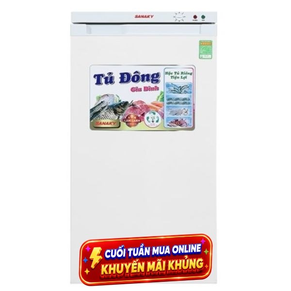 Tủ đông mini Sanaky  118 lít TD.VH160VD