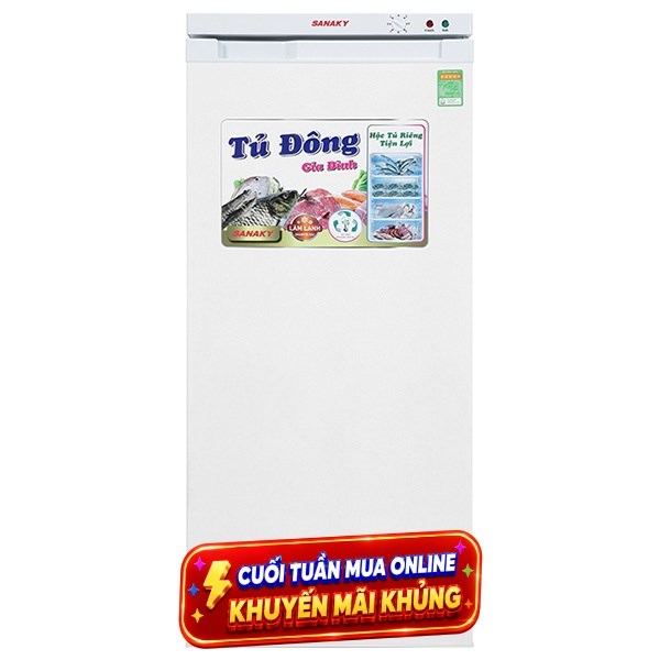Tủ đông Sanaky  150 lít TD.VH180VD