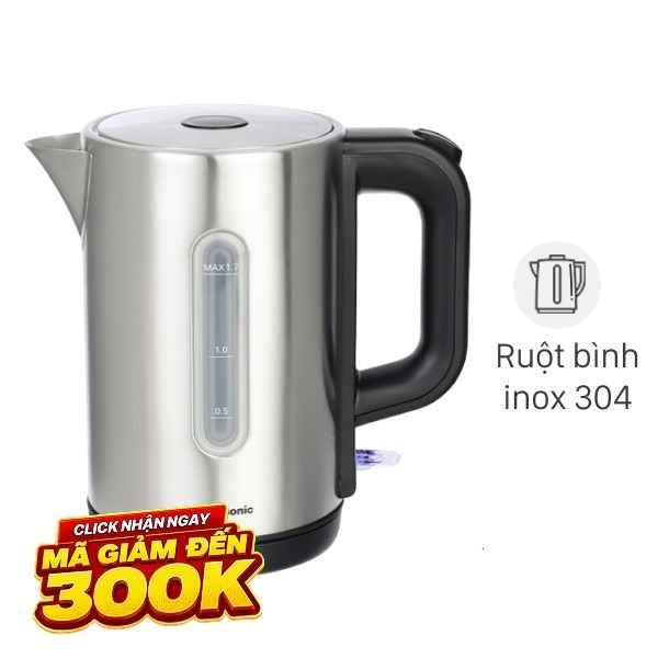 Bình đun siêu tốc Panasonic 1.7 lít NC-K301SRA