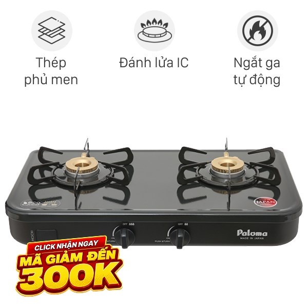 Bếp ga đôi Paloma PA-J51CE