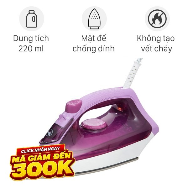 Bàn ủi hơi nước Tefal FV1955E0 1400W