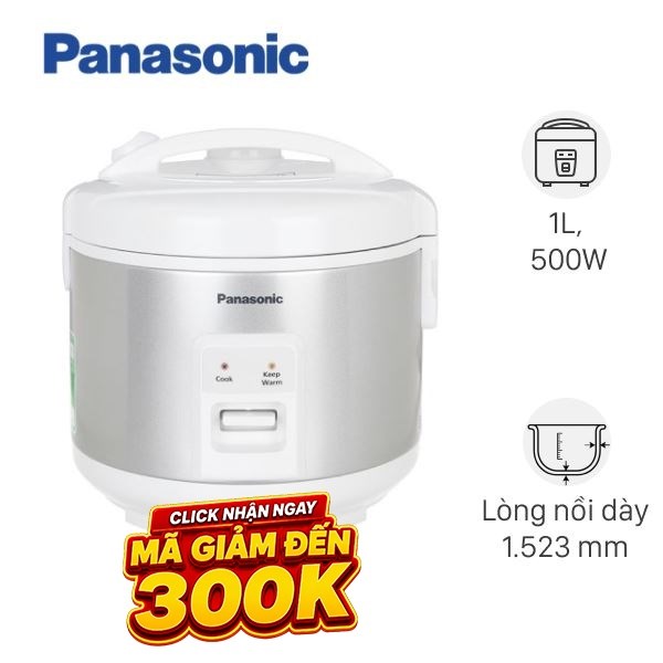 Nồi cơm nắp gài Panasonic 1 lít SR-MVN10LRAX