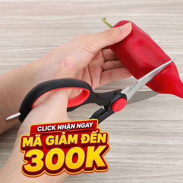 Kéo nhà bếp đa năng thép không gỉ 2Cr13 Delites LD-992C