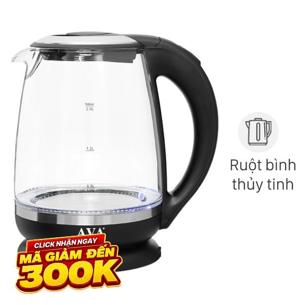 Bình đun siêu tốc AVA 2 lít HHB2018