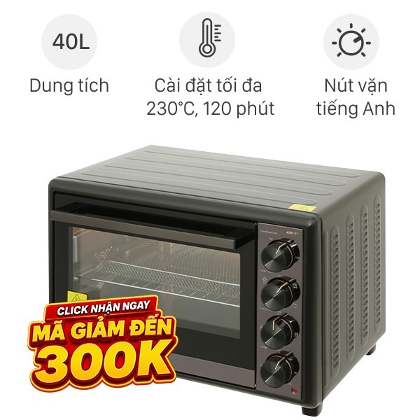 Lò nướng thùng Electrolux 2250W EOT4022XFG 40 lít