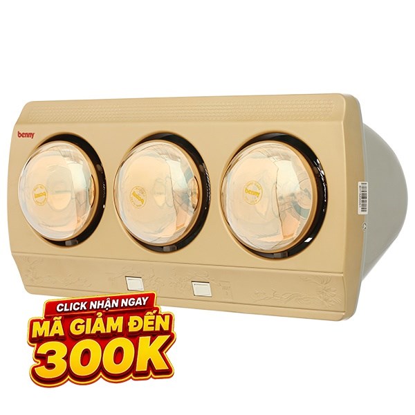 Đèn sưởi nhà tắm Benny BHT032X