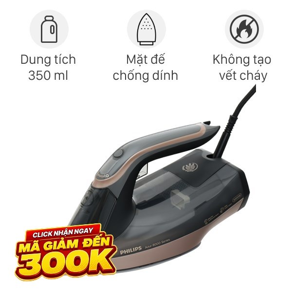 Bàn ủi hơi nước Philips DST8041/80 3000W