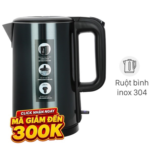 Bình đun siêu tốc Sunhouse Mama 1.8 lít SHD1389